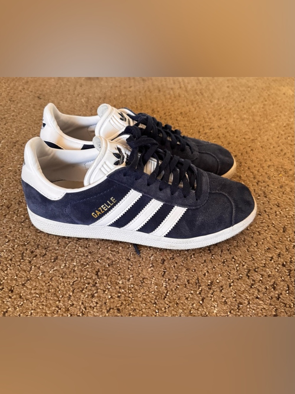Adidas Gazelle Women's Navy Suede Sneakers